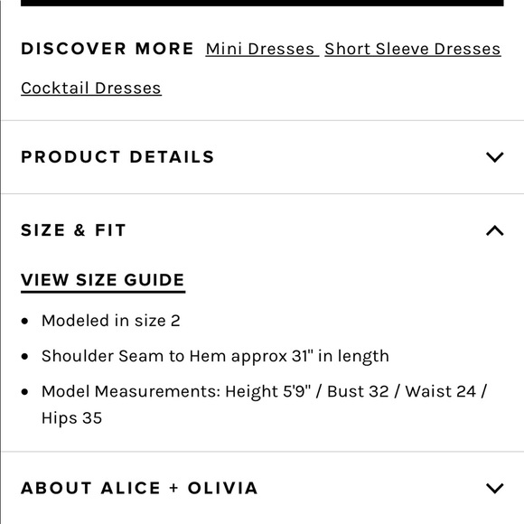 ALICE+OLIVIA TIE-NECK FLORAL MINI DRESS SZ 4 - Picture 9 of 9